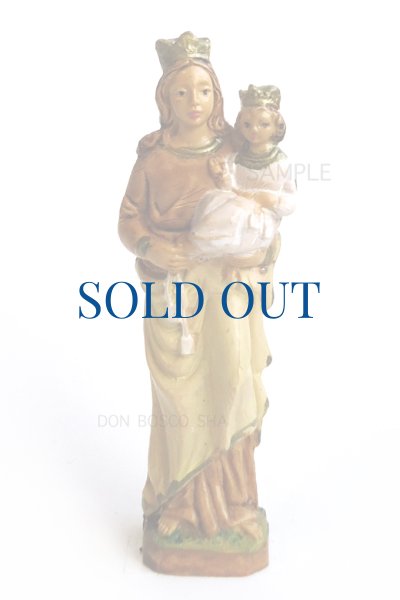 画像1: 樹脂製　カルメル山の聖母像　約7cm カラーNB　※在庫僅少 (1)