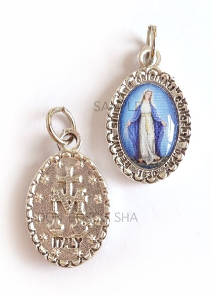 画像1: 不思議のメダイ　銀+カラー 小　NB　※在庫僅少 (1)