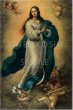 画像1: 二つ折りカード　被昇天の聖母（無原罪の御宿り ムリーリョ画）封筒付 (1)