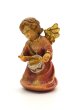 画像2: 小さな木彫り天使像　太鼓の天使　カラー 4.2cm (2)