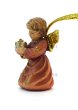 画像2: 小さな木彫り天使像　プレゼントをもつ天使　カラー 4.5cm (2)