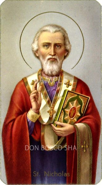 画像1: イタリア製　ご絵　聖ニコラス（400-199） (1)