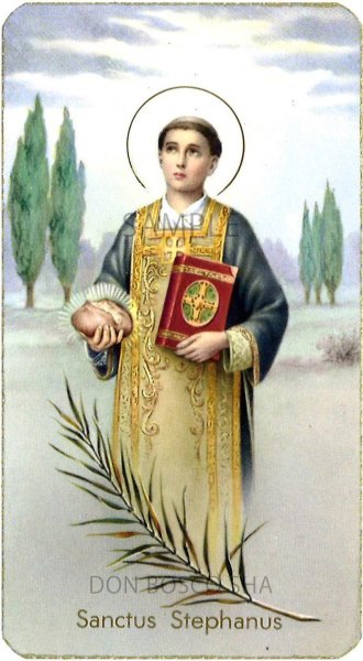 画像1: イタリア製　ご絵　聖ステファノ（400-188） (1)