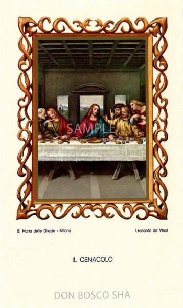 画像1: イタリア製　ご絵　最後の晩餐（MUSEUM10）(※5枚セット) (1)
