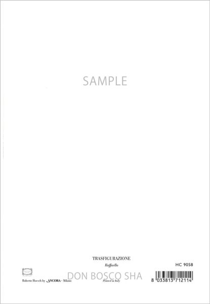 画像2: 名画二つ折りカード 主の変容 HC2269 (2)