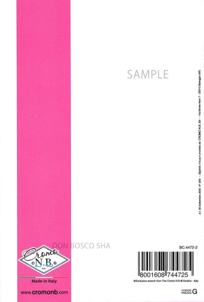 画像3: イタリア製二つ折りカード　おめでとう　ポピー (3)