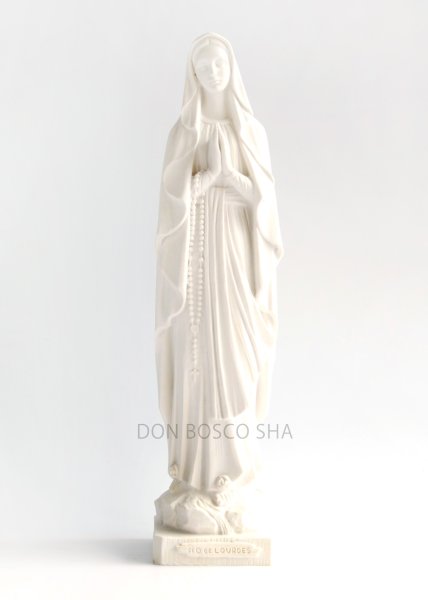 画像1: ルルドの聖母像　白 40cm　801C (1)