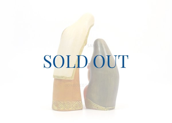 画像5: クリスマス 卓上置物　聖家族　約16cm（89142）　※1点のみ (5)