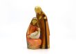 画像1: クリスマス 卓上置物　聖家族　約16cm（89142）　※1点のみ (1)