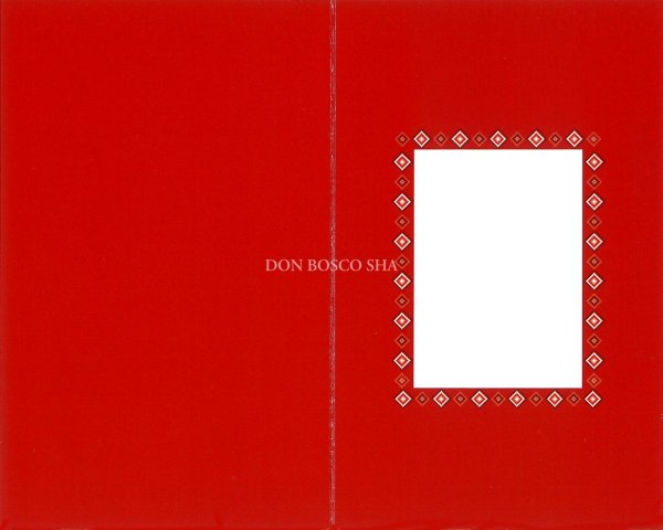 画像2: 二つ折りクリスマスカード(小)　NT5758-6　封筒付 (2)