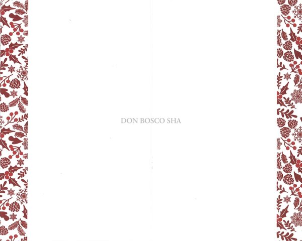 画像2: 二つ折りクリスマスカード(小)　NT6310-5　封筒付 (2)