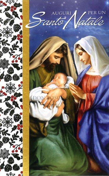 画像1: 【2022 NEW】二つ折りクリスマスカード(小)　NT6310-3　封筒付 (1)