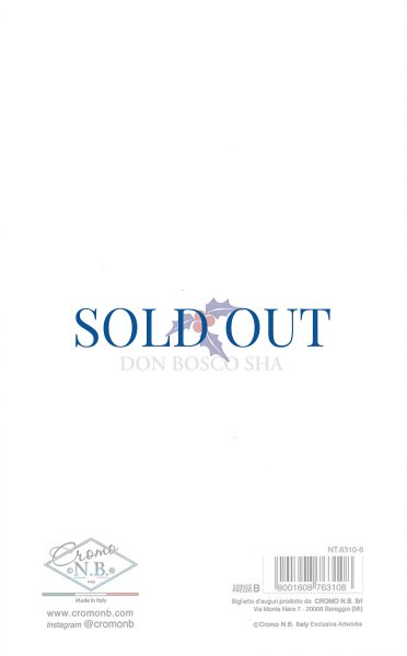 画像3: 二つ折りクリスマスカード(小)　NT6310-6　封筒付 (3)