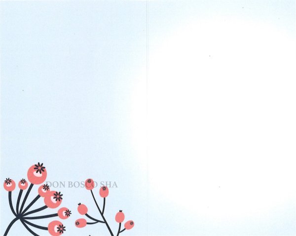 画像2: 二つ折りイースターカード(小)中面カラー P.A6423-3 (2)