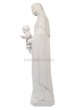 画像2: プラストマーブル製　聖母子像　約80cm 白 (2)