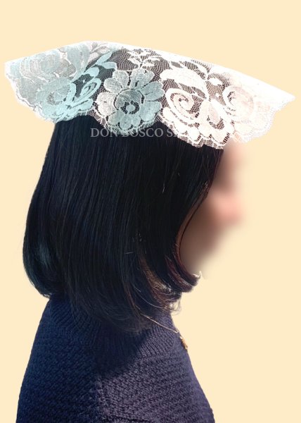 画像2: フランスベール　No.1950　丸型　アイボリー (2)