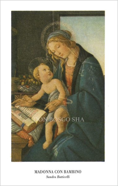 画像1: イタリア製　ご絵　ボッティチェリ いばらの聖母子 (1)