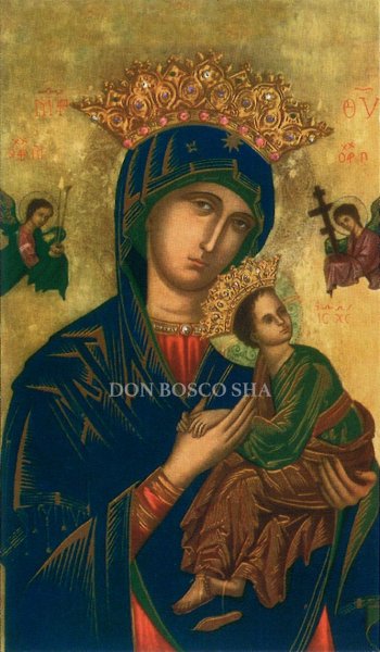 画像1: イタリア製　ご絵　絶えざる御助けの聖母 (1)