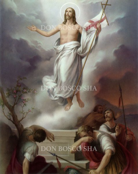 画像1: 大判ご絵　復活のキリスト (1)