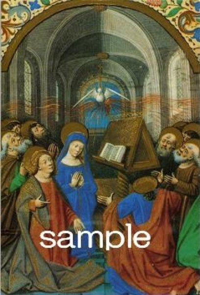 画像1: イタリア製　ご絵　聖霊降臨・堅信　記念カード（3）ARS157 (1)