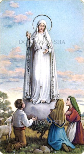 画像1: イタリア製　ご絵　ファティマの聖母　101-18 (1)