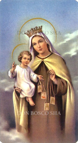画像1: イタリア製　ご絵　カルメル山の聖母子　100-122 (1)