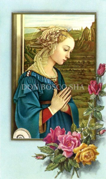 画像1: イタリア製　ご絵　リッピの聖母　FB206-IG18 (1)