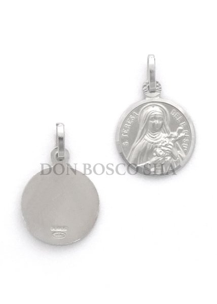 画像1: メダイ シルバー925　聖テレジア　14mm【返品不可商品】 (1)