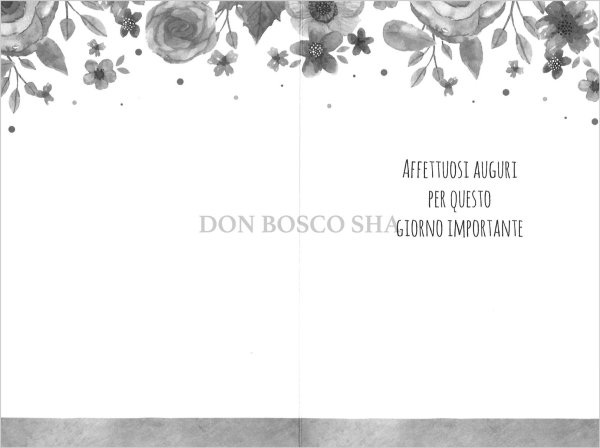 画像2: イタリア製二つ折りカード　初聖体　GACO6614-2 (2)