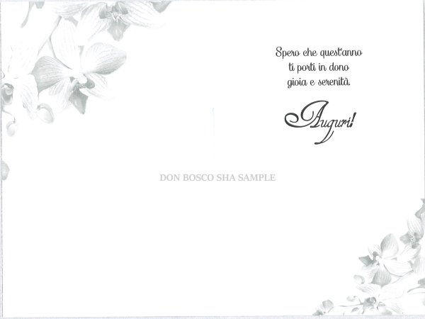 画像3: 二つ折りカード　誕生日　花 デンドロビウム (3)