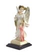 画像2: 守護の天使と女の子像　カラー（木製台座） (2)