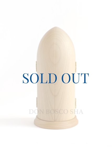 画像4: 木彫り 観音開き　聖母子像　カラー　 (4)