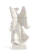 画像3: プラストマーブル製　天使と女の子像　15cm 白 (3)