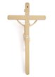画像2: 木彫り 十字架　白木 33cm (2)
