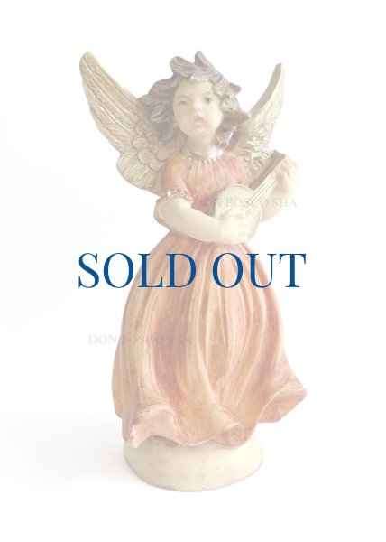 画像1: 奏楽の天使　マンドリン　約14cm カラー (1)