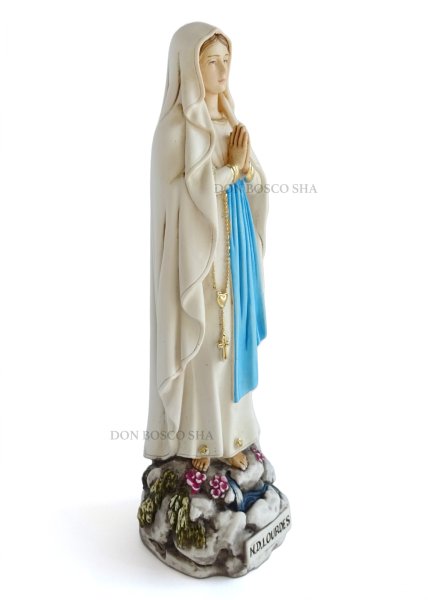 画像4: ルルドのマリア像 約22cm カラー ※店頭在庫2点 (4)