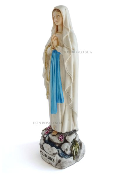 画像2: ルルドのマリア像 約22cm カラー ※店頭在庫2点 (2)