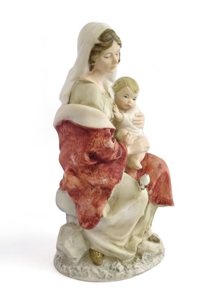 画像4: 椅子の聖母子 約22cm カラー  (4)