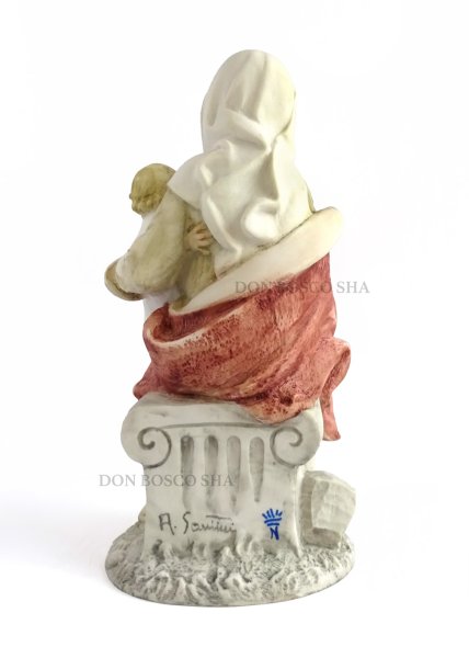 画像3: 椅子の聖母子 約22cm カラー  (3)