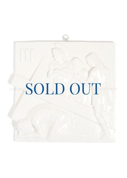 画像3: ★50％OFF★壁掛  十字架の道行　15留セット 18cm 白 (3)