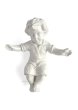 画像1: プラストマーブル製　幼子　18cm 白 ※店頭在庫1点のみ (1)