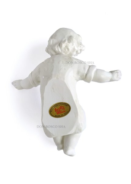 画像2: プラストマーブル製 幼子 18cm 白 ※店頭在庫1点のみ (2)