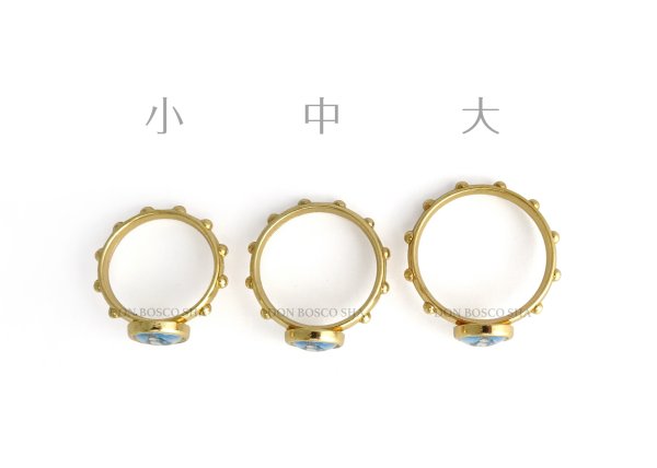 画像4: 指輪　指ロザリオ　無原罪の聖母 カラー (4)