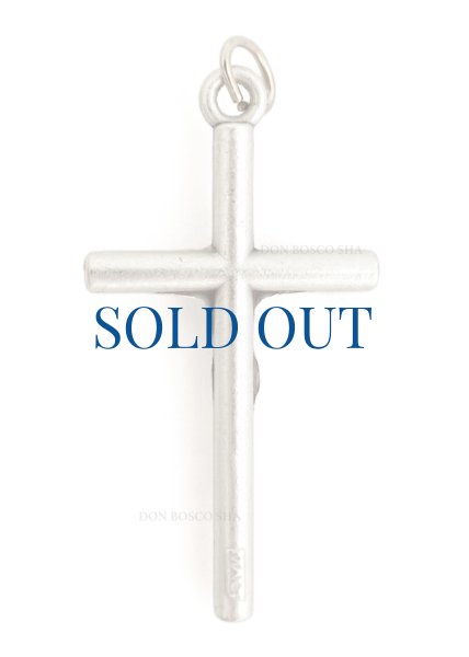 画像2: ミニ十字架　シンプル　ボディ付 銀色 3.5cm　※在庫僅少 (2)