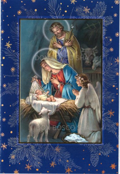 画像1: イタリア製 二つ折りクリスマスカード　637-A.N.1 (1)