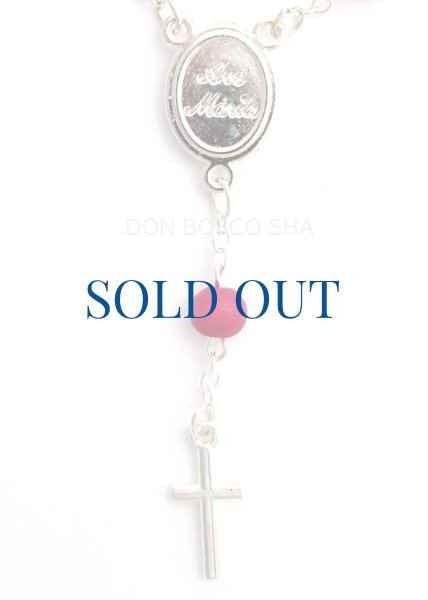画像3: ミニロザリオ　香り付き　ルルドのマリアと聖ベルナデッタ（紙ケース入り） (3)