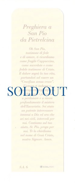 画像2: しおり　ピオ神父(S.A. 6)(※5枚セット) (2)