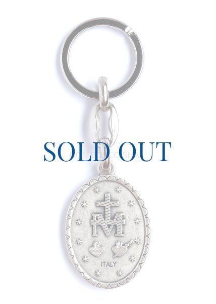 画像2: キーホルダー　不思議のメダイ 銀色+青　NB ※在庫僅少 (2)