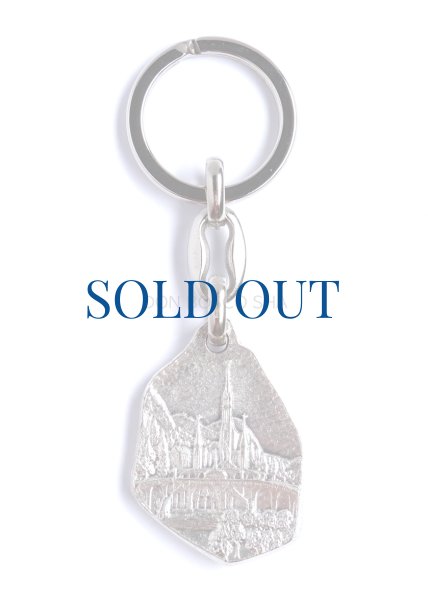 画像2: キーホルダー　両面　ベルナデッタとルルドのマリア/ルルドの大聖堂 NB (2)