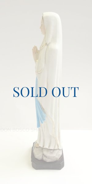 画像5: プラストマーブル製　ルルドの聖母像　カラー 32cm (605)　※店頭在庫1点のみ (5)
